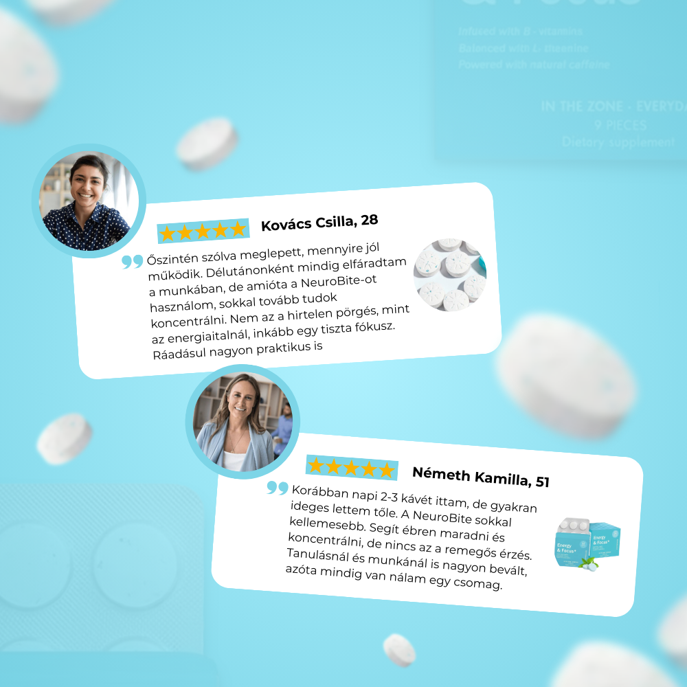 NeuroBite™ - Energia & Fókusz Rágógumi