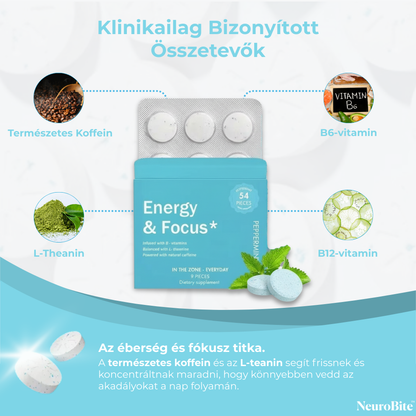 NeuroBite™ - Energia & Fókusz Rágógumi