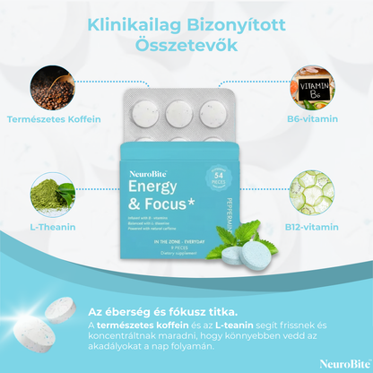 NeuroBite™ - Energia & Fókusz Rágógumi